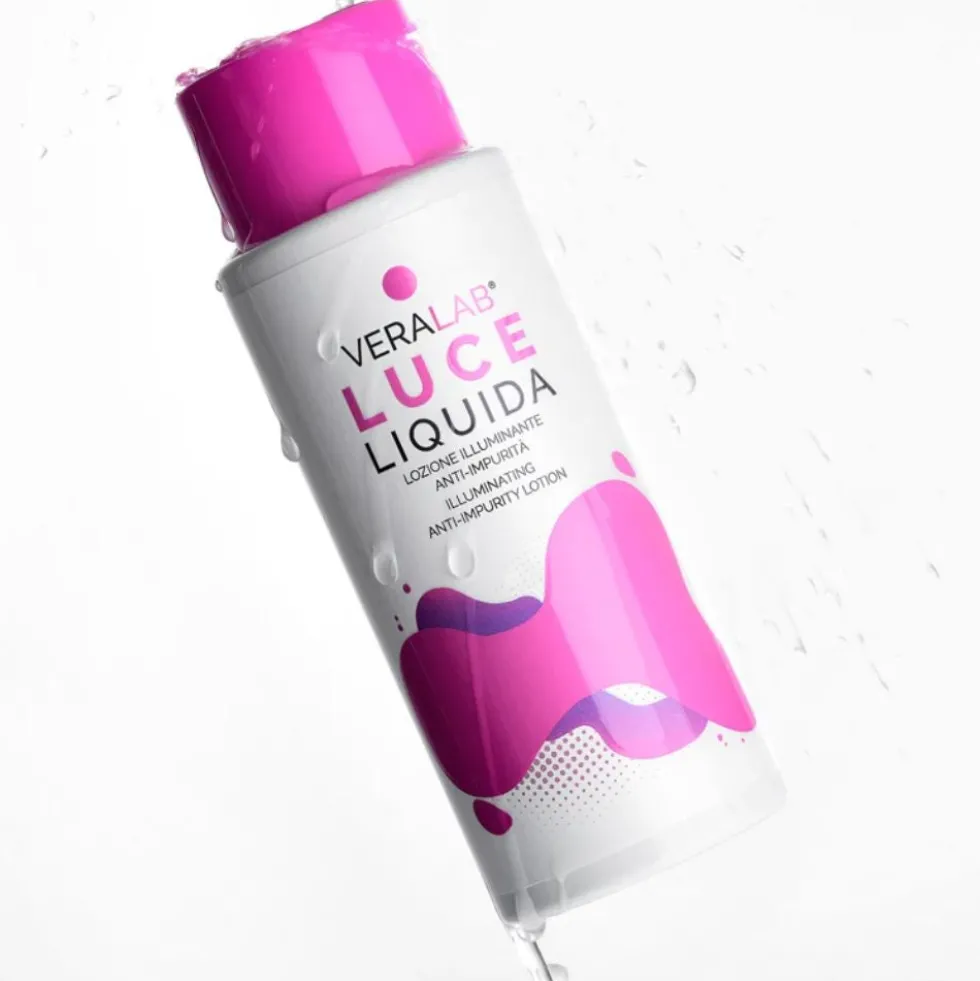 VeraLab Luce Liquida Lozione Viso Illuminante Esfoliante, 100ml