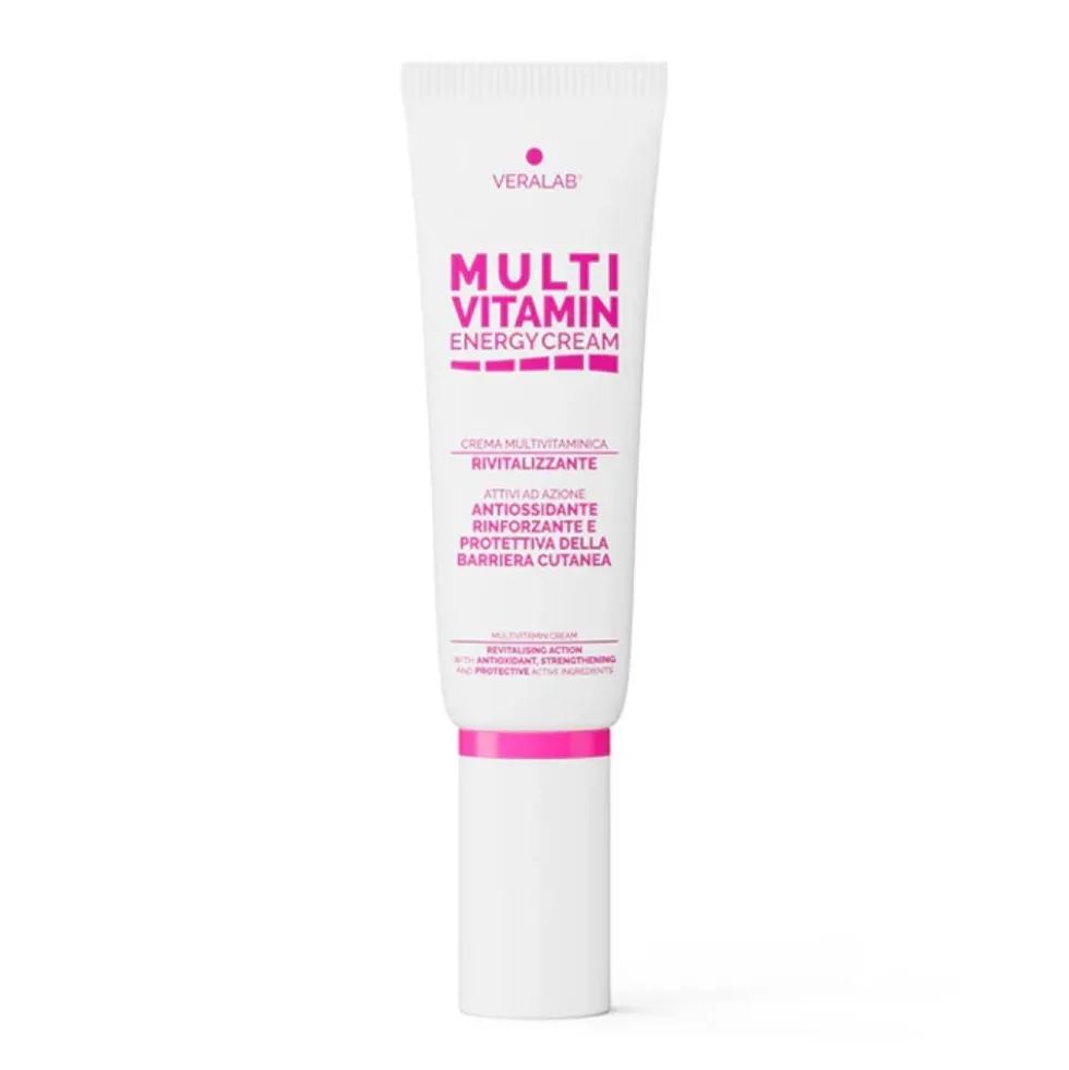 VeraLab Multivitamin Energy Cream Crema Multivitaminica Rivitalizzante, 50ml