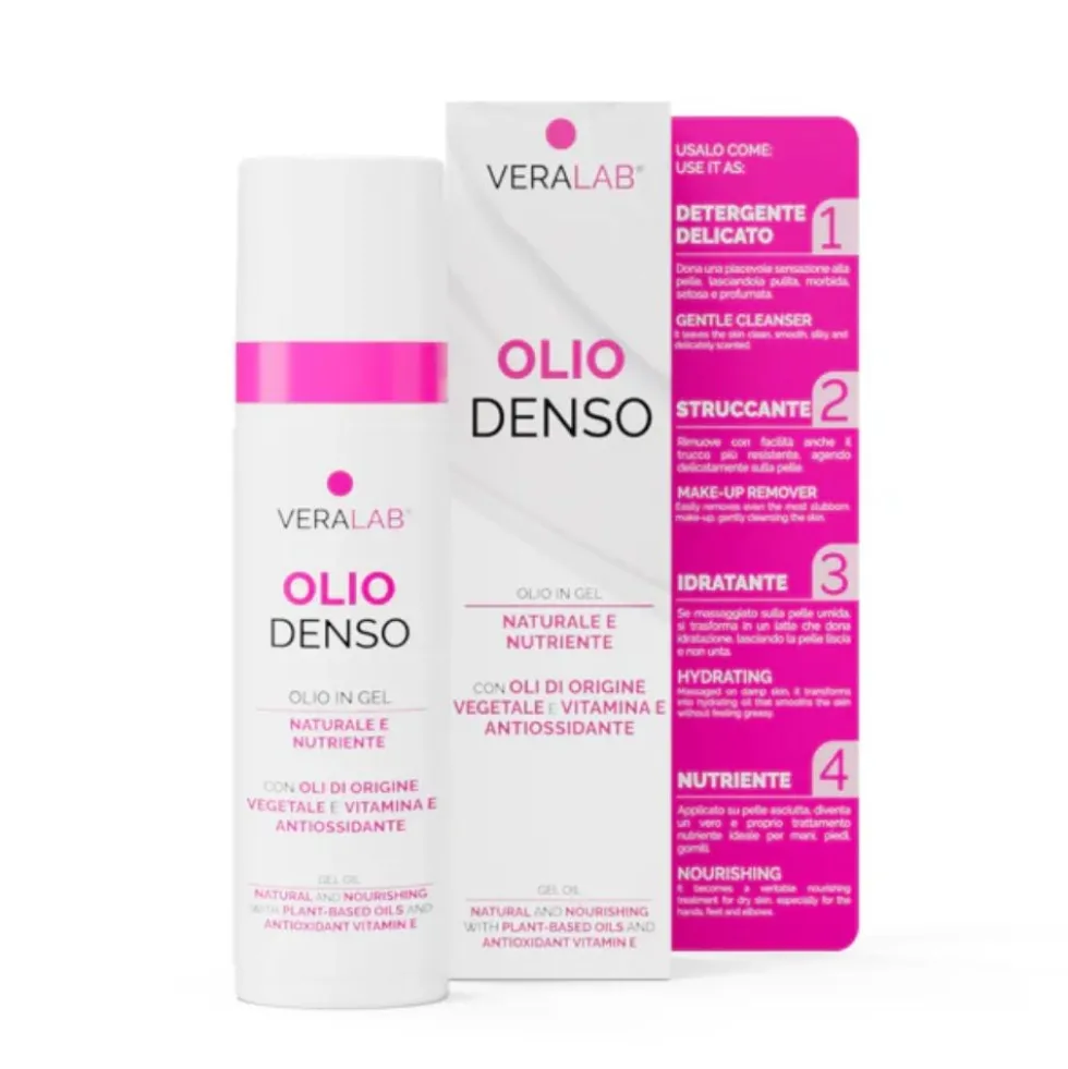 VeraLab Olio Denso Olio In Gel Struccante Viso, 80ml