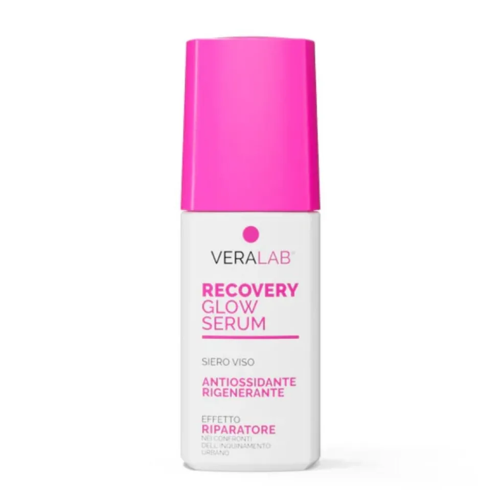 VeraLab Recovery Glow Serum Siero Viso Antiossidante e Rigenerante, 30ml