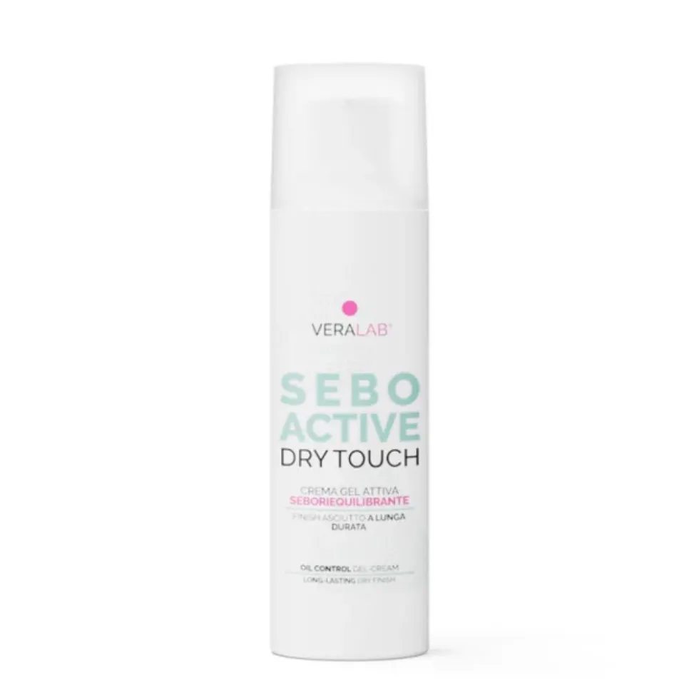 VeraLab Sebo Active Dry Touch Crema Gel Viso Sebo Riequilibrante, 30ml