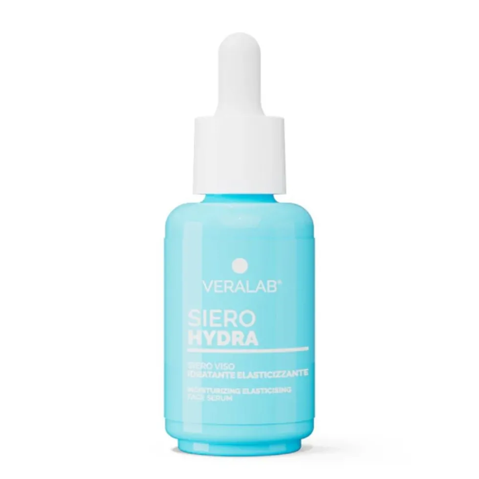 VeraLab Siero #Hydra Siero Viso Idratante con Acido Ialuronico, 30ml