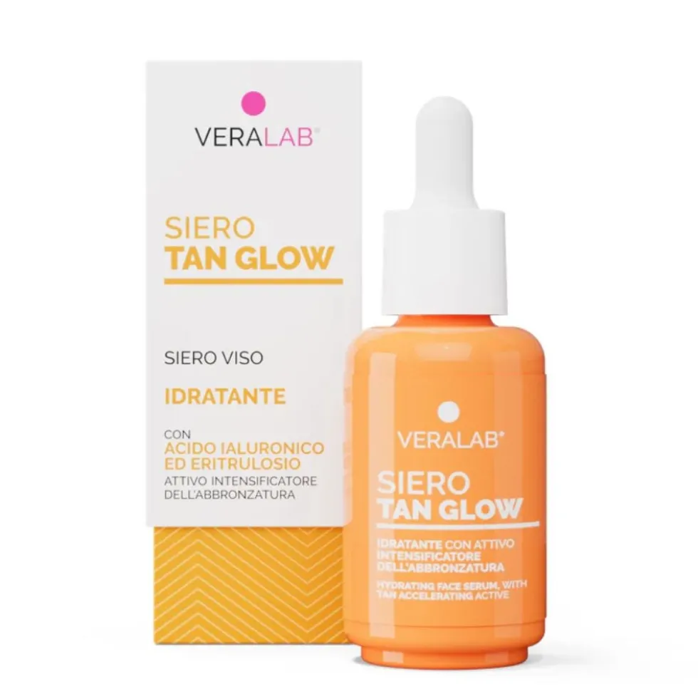 VeraLab Siero Tan Glow Siero Viso Idratante, 30ml