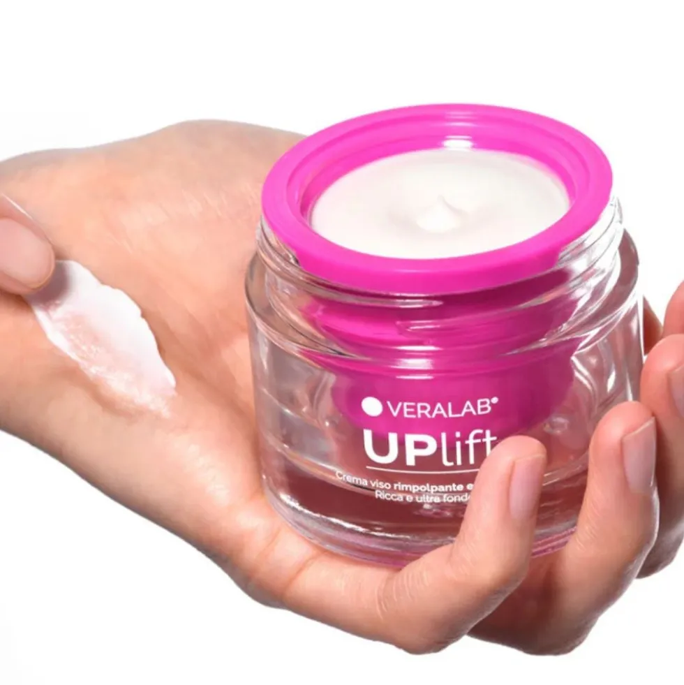 VeraLab UpLift - Crema Viso Rimpolpante Effetto Glow, 50ml