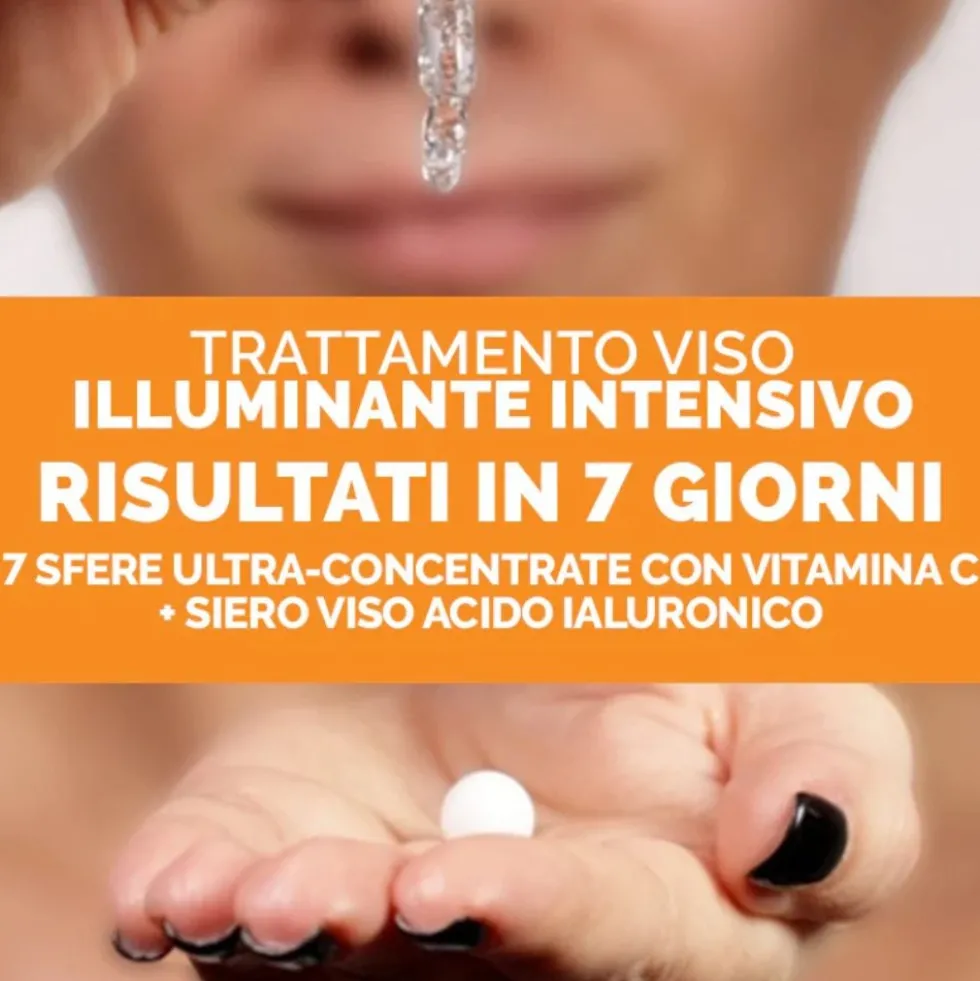 VeraLab Wonder Shot - Trattamento intensivo per il viso illuminante e rimpolpante, 15 ml e 7 sfere
