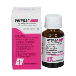 Verunec 15g+ 15g/100g Collodio Trattamento Verruche, 10ml