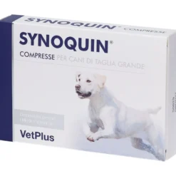 VetPlus Synoquin Efa Large Breed - Integratore per le articolazioni, 30 compresse masticabili