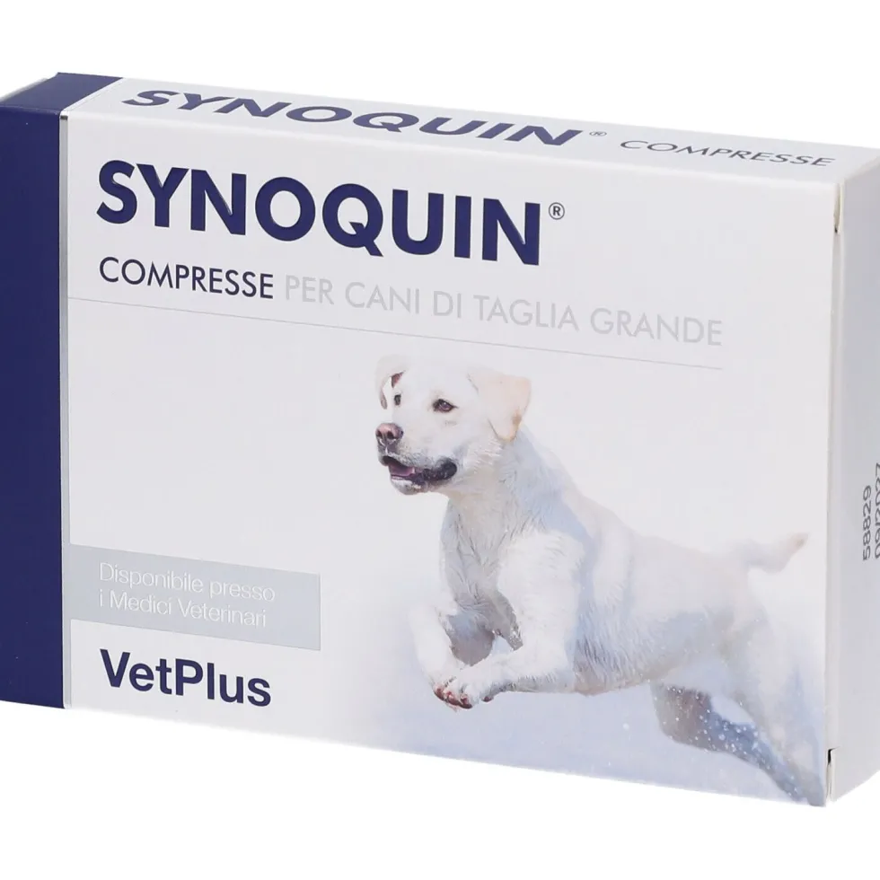 VetPlus Synoquin Efa Large Breed - Integratore per le articolazioni, 30 compresse masticabili
