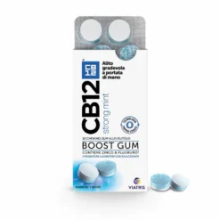 Viatris CB12 Boost Strong Mint Gomme da masticare Alito Sicuro, 10 Chewing Gum