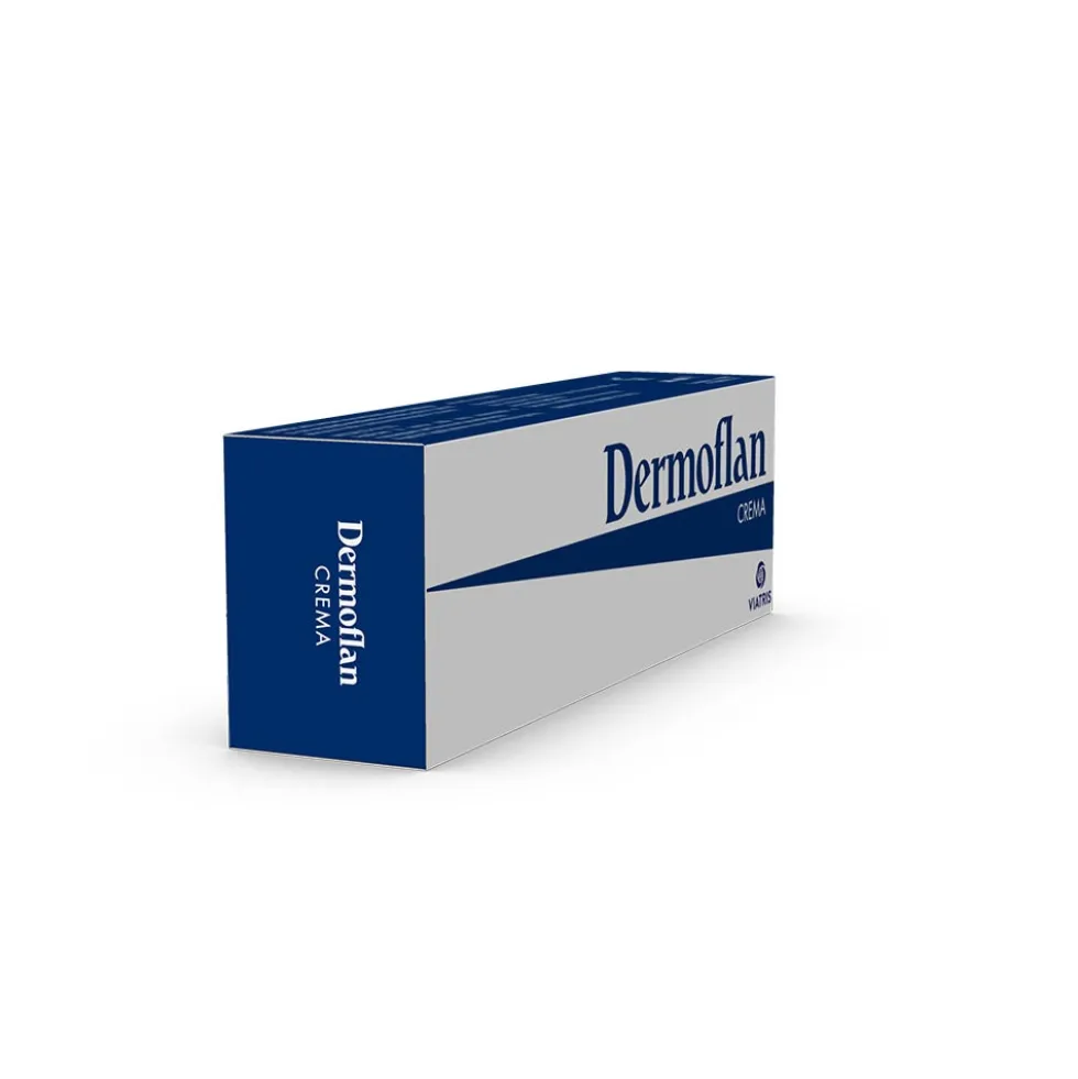 Viatris Dermoflan Crema Dermoprotettiva Lenitiva per Pelle Reattiva, 40ml