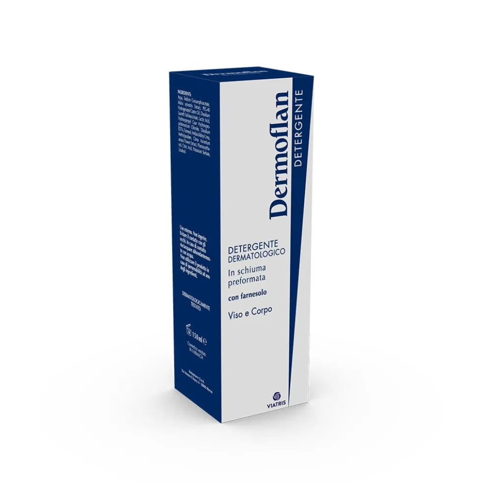 Viatris Dermoflan Detergente Dermatologico in Schiuma, 150ml