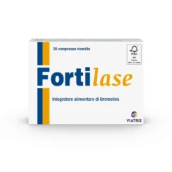 Viatris Fortilase Integratore Alimentare a base di Bromelina, 20 Compresse