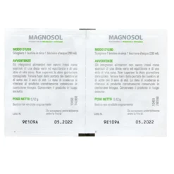 Viatris Magnosol Integratore di Magnesio e Potassio, 20 Bustine Effervescenti
