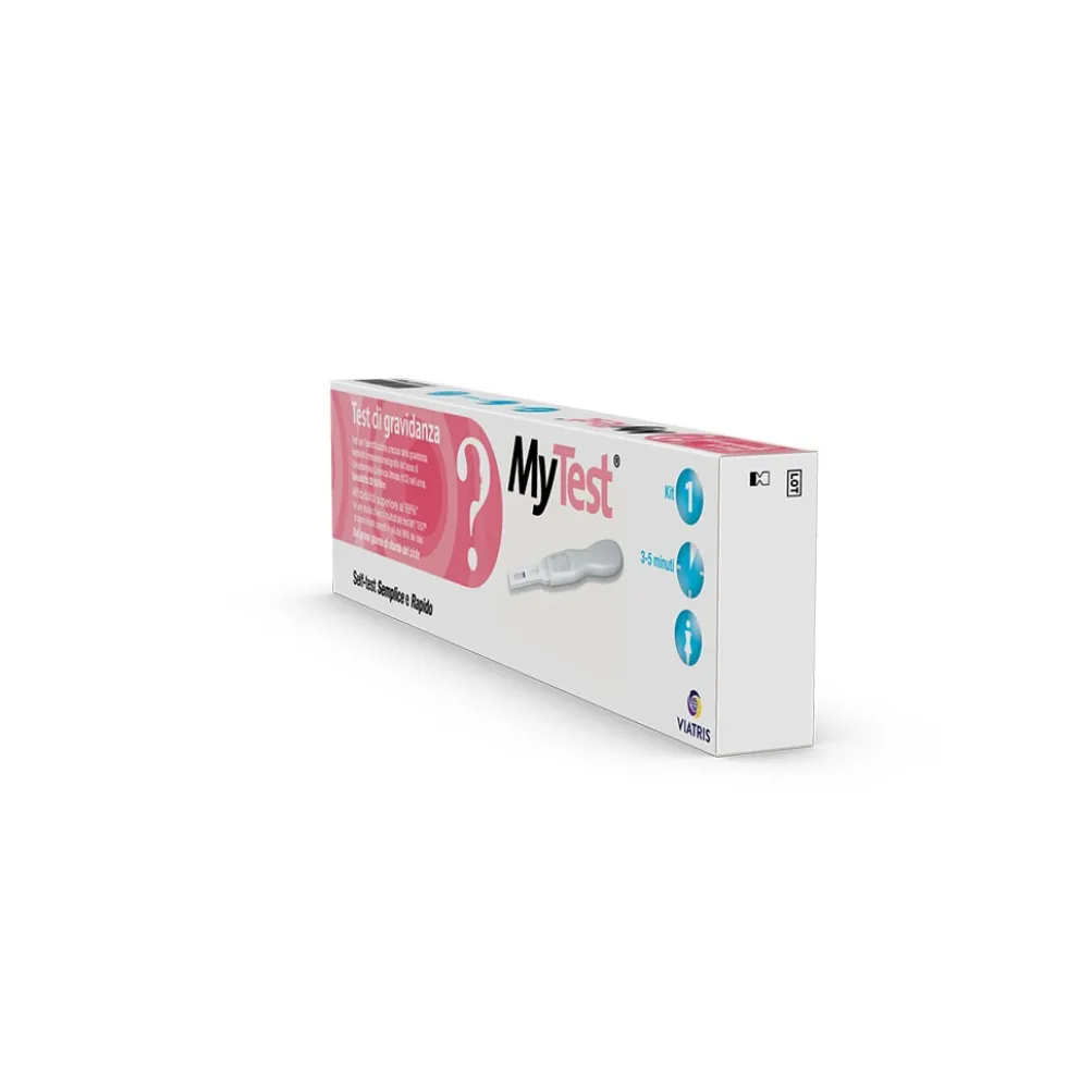 Viatris MyTest - Test di Gravidanza Semplice e Rapido HCG, 1 Test