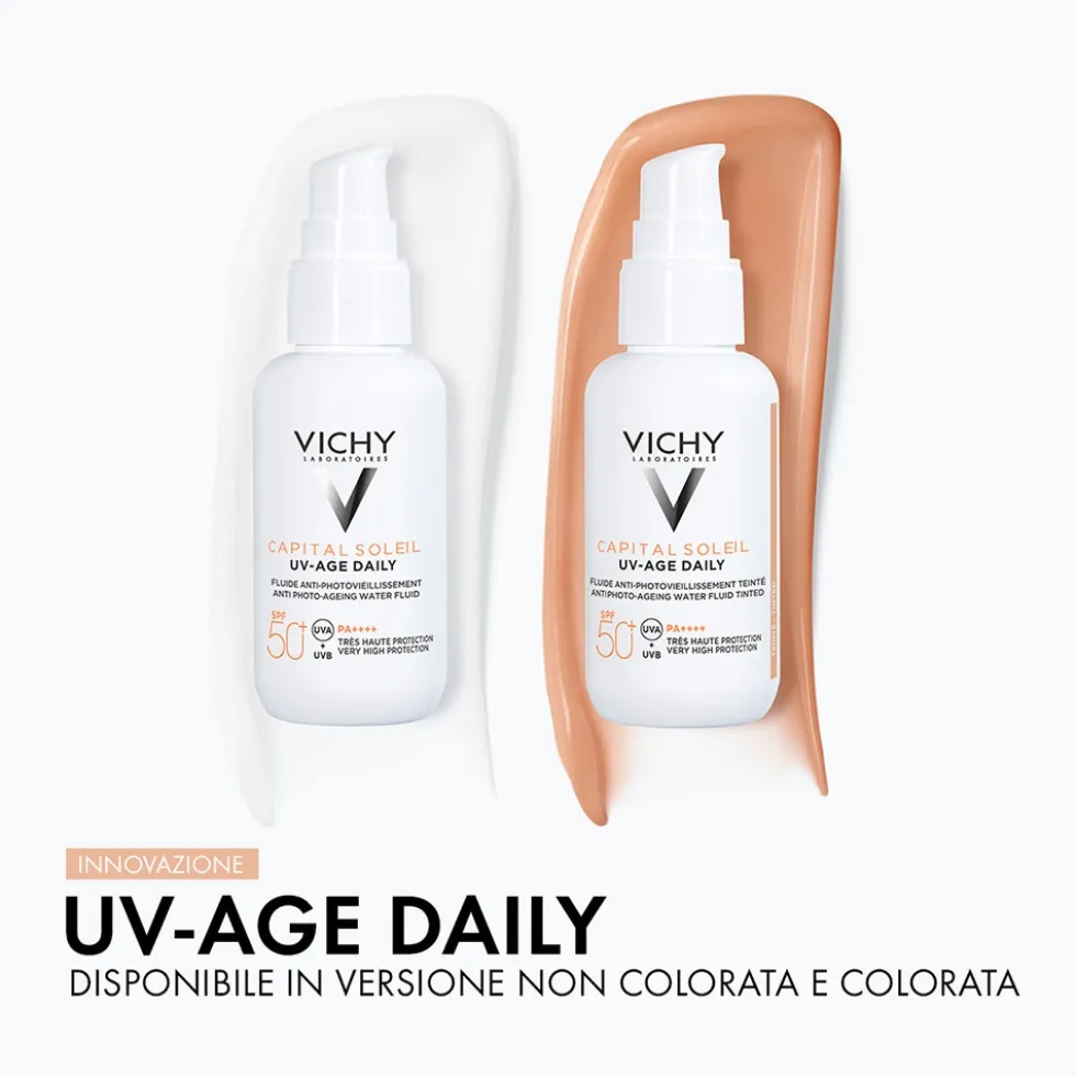 Vichy Capital Soleil - CS UV Age Fluido Anti-Fotoinvecchiamento SPF50+, 40ml