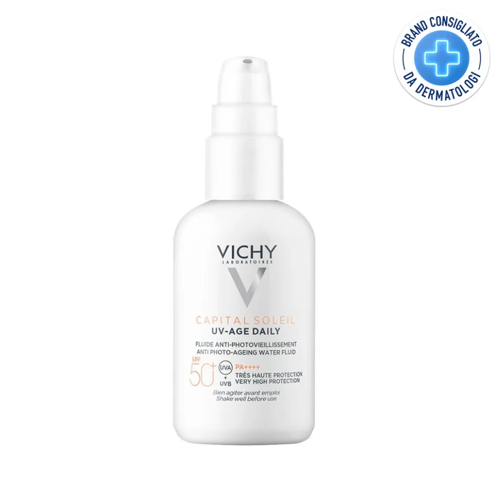 Vichy Capital Soleil - CS UV Age Fluido Anti-Fotoinvecchiamento SPF50+, 40ml