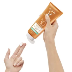 Vichy Capital Soleil - Latte Idratante Fresco Viso e Corpo SPF 30, 300ml