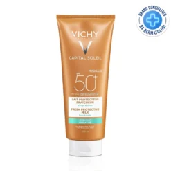 Vichy Capital Soleil - Latte Idratante Fresco Viso e Corpo SPF 50+, 300ml