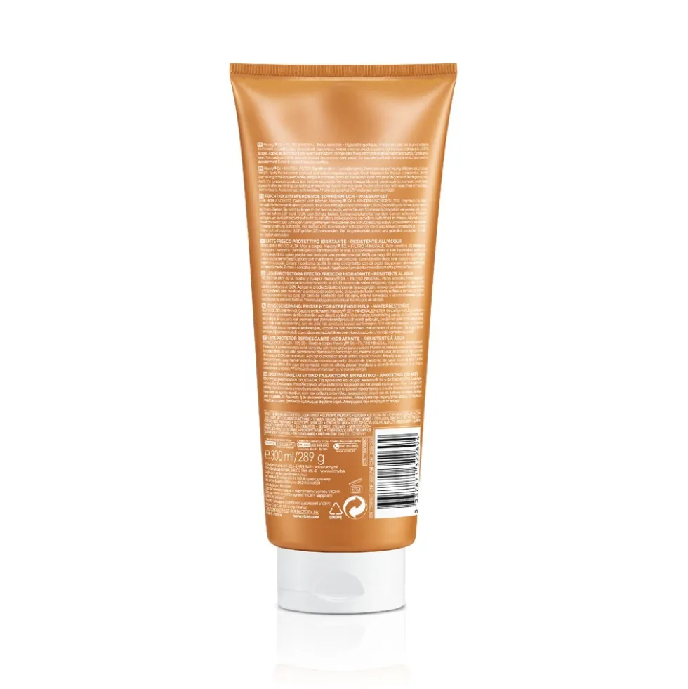 Vichy Capital Soleil - Latte Idratante Fresco Viso e Corpo SPF 50+, 300ml