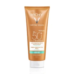 Vichy Capital Soleil - Latte Idratante Fresco Viso e Corpo SPF 50+, 300ml