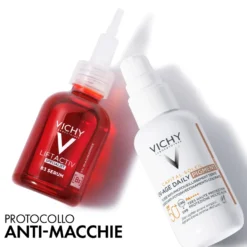 Vichy Capital Soleil - UV-Age Daily Pigment Medium SPF50+ Fluido Solare Anti-Invecchiamento Colorato Colorazione Media, 40ml
