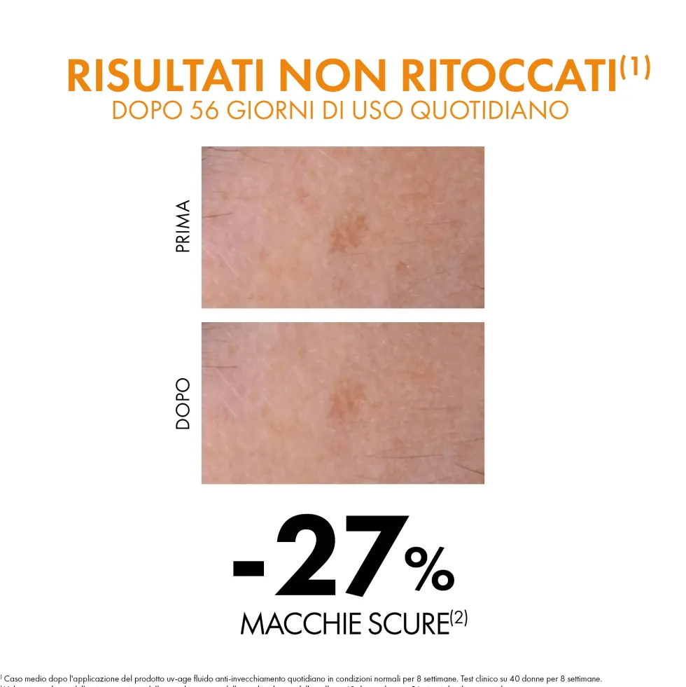 Vichy Capital Soleil - UV-Age Daily Pigment Medium SPF50+ Fluido Solare Anti-Invecchiamento Colorato Colorazione Media, 40ml