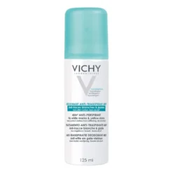 Vichy Deodorante Aerosol Antitraspirante 48H Anti Tracce Bianche e Gialle, 125ml