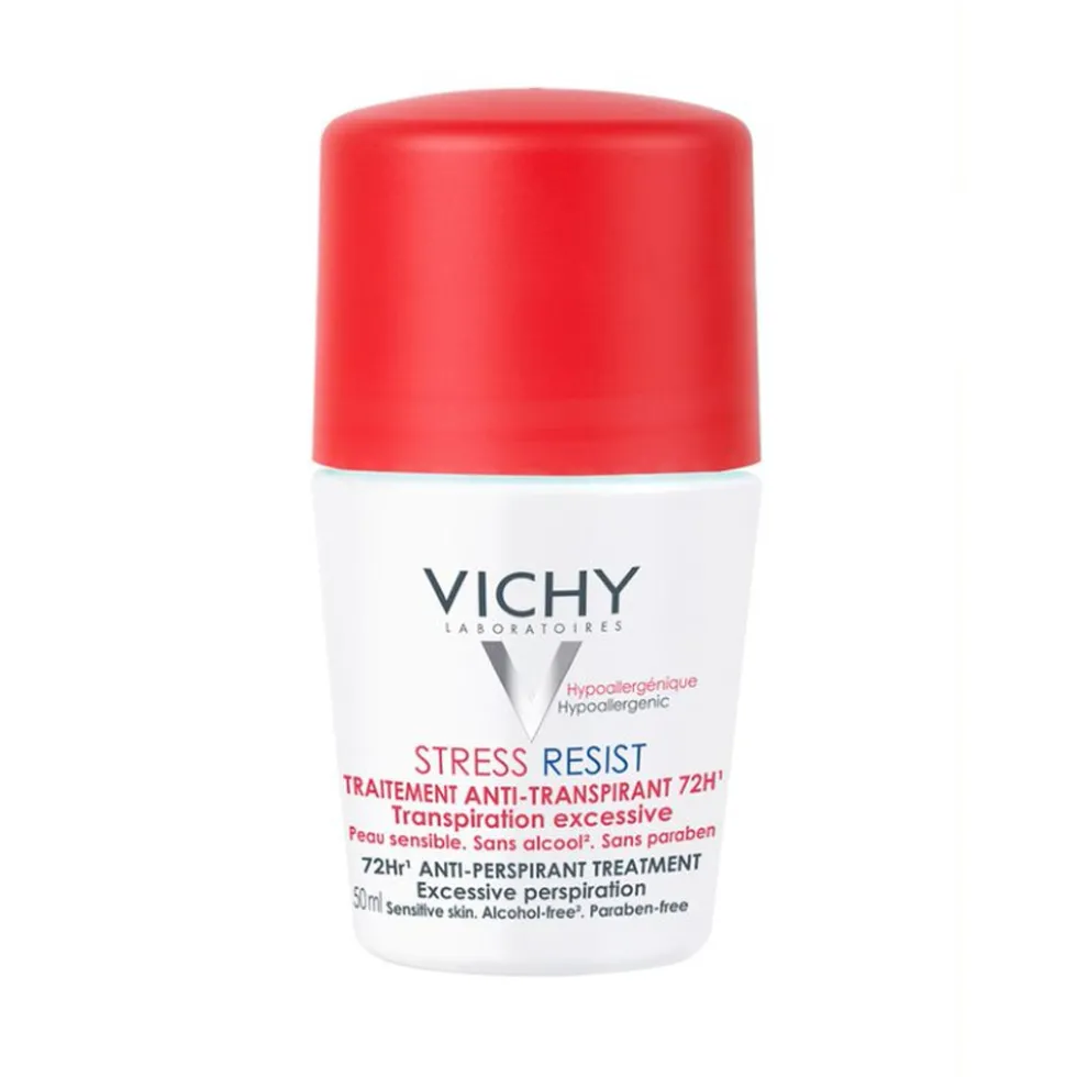 Vichy Deodorante Roll-On Antitraspirante Intensivo 72H, 50ml