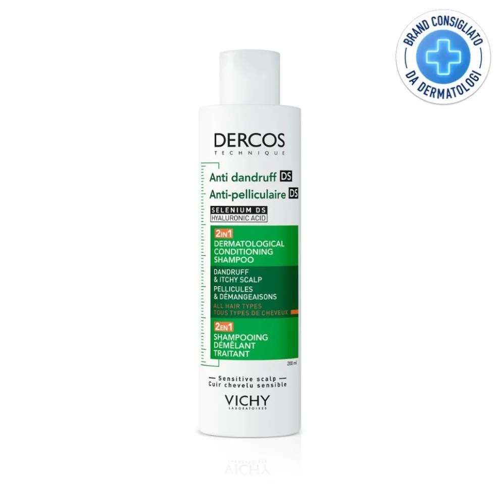 Vichy Dercos - DS Trattamento Antiforfora 2in1 Shampoo + Balsamo, 200ml