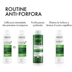 Vichy Dercos - DT Shampoo Antiforfora DS Capelli da Normali a Grassi, 200ml