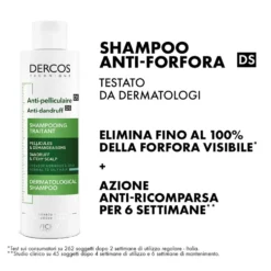 Vichy Dercos - DT Shampoo Antiforfora DS Capelli da Normali a Grassi, 200ml