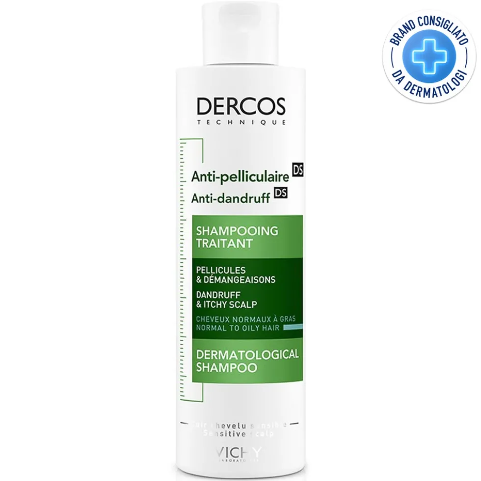 Vichy Dercos - DT Shampoo Antiforfora DS Capelli da Normali a Grassi, 200ml