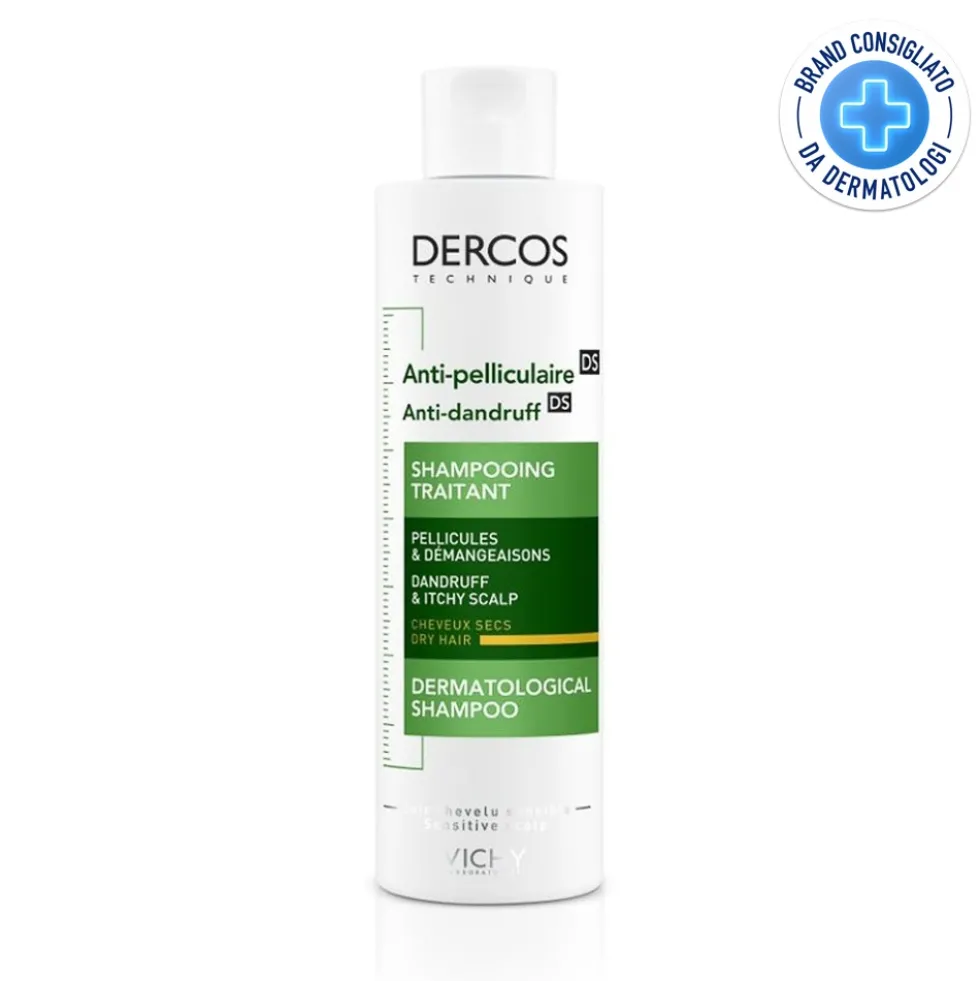 Vichy Dercos - DT Shampoo Antiforfora DS Capelli Secchi, 200ml