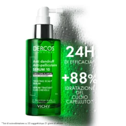 Vichy Dercos Serum 10 - Siero antiforfora senza risciacquo per il cuoio capelluto, 90 ml