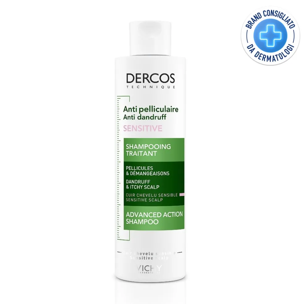 Vichy Dercos - Shampoo Antiforfora Capelli Sensibili, 200ml