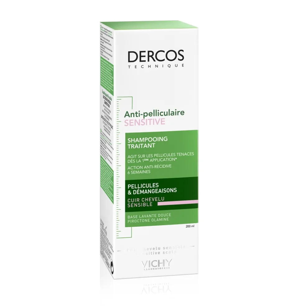Vichy Dercos - Shampoo Antiforfora Capelli Sensibili, 200ml