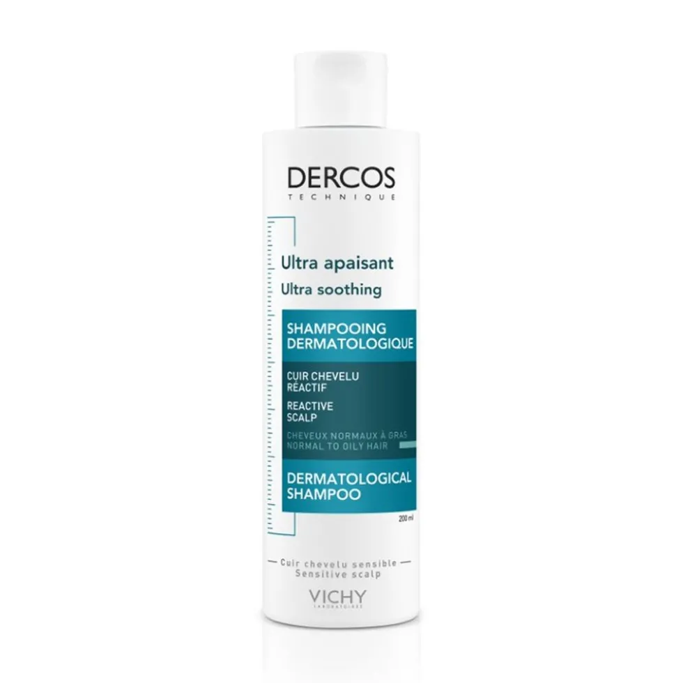 Vichy Dercos - Shampoo Ultra-Lenitivo Capelli Grassi, 200ml