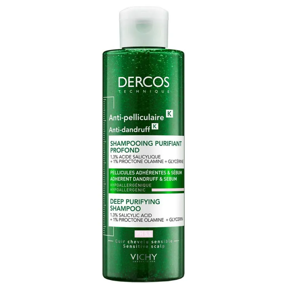 Vichy Dercos Technique - Shampoo Antiforfora K Purificante Intensivo, 250ml