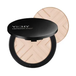 Vichy Dermablend Covermatte 15 Opal - Fondotinta compatto opacizzante per la pelle grassa, 9,5 g