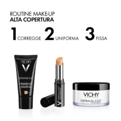 Vichy Dermablend - Fondotinta Correttore Fluido 16H Tonalità 45 Gold, 30ml