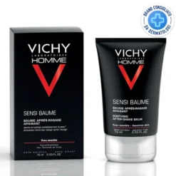 Vichy Homme - Sensi Baume Mineral Ca Balsamo Dopobarba Lenitivo, 75ml