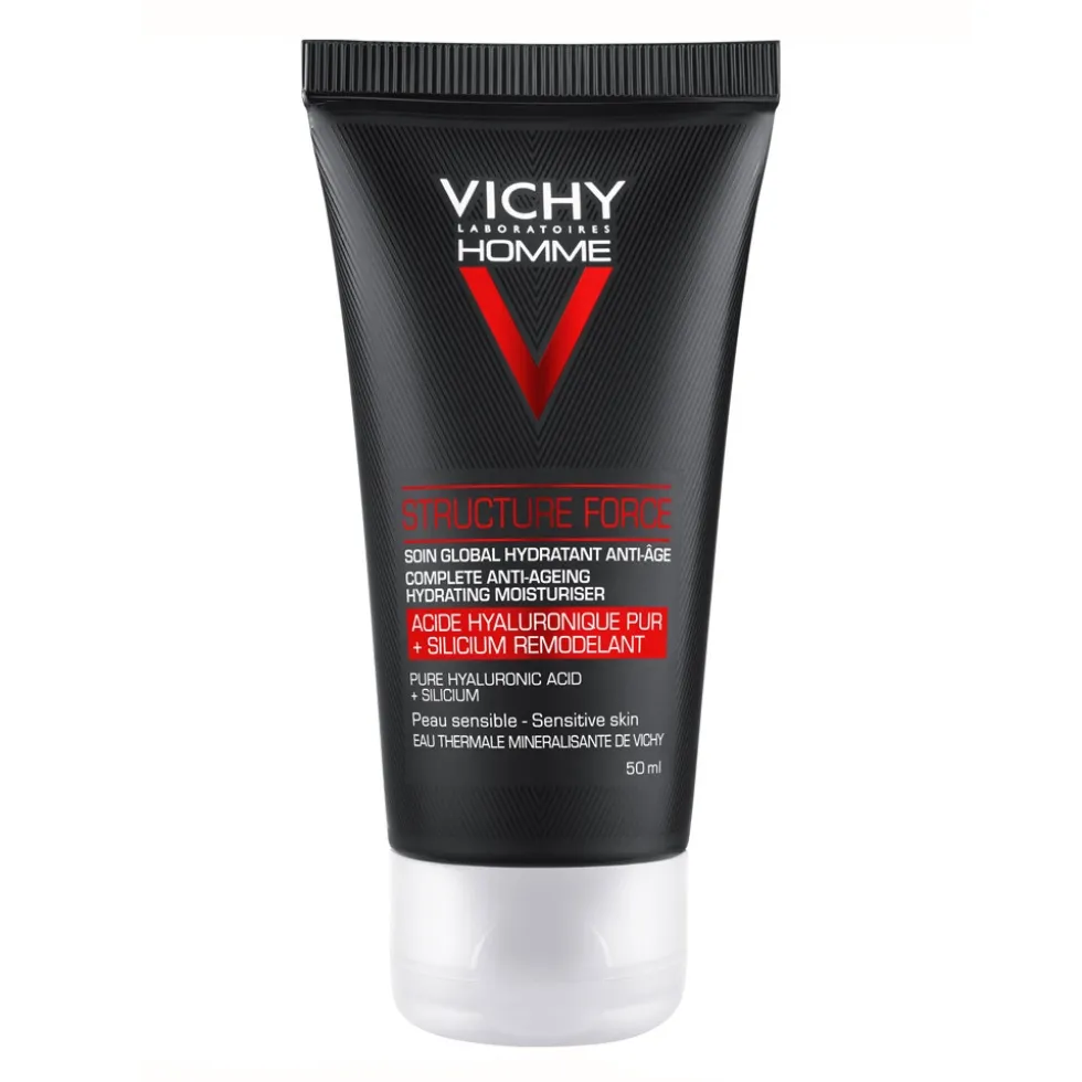 Vichy Homme - Trattamento Anti-Età Structure Force Viso + Occhi, 50ml