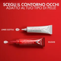 Vichy Liftactiv - Collagen Specialist 16 Contorno Occhi con Peptidi Pro-Collagene, 15ml