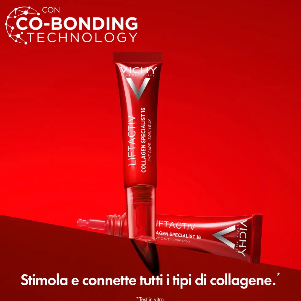 Vichy Liftactiv - Collagen Specialist 16 Contorno Occhi con Peptidi Pro-Collagene, 15ml