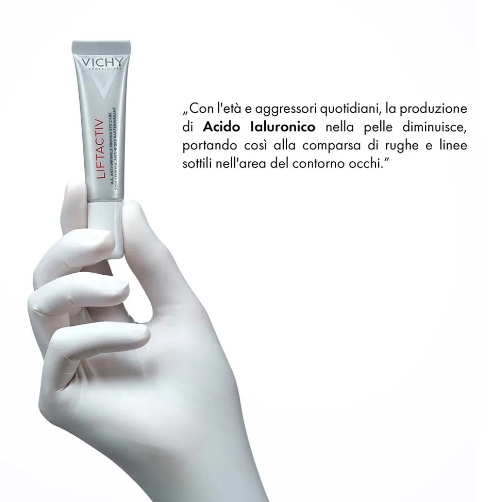 Vichy Liftactiv - H.A. Contorno Occhi Anti-Rughe e Rassodante, 15ml