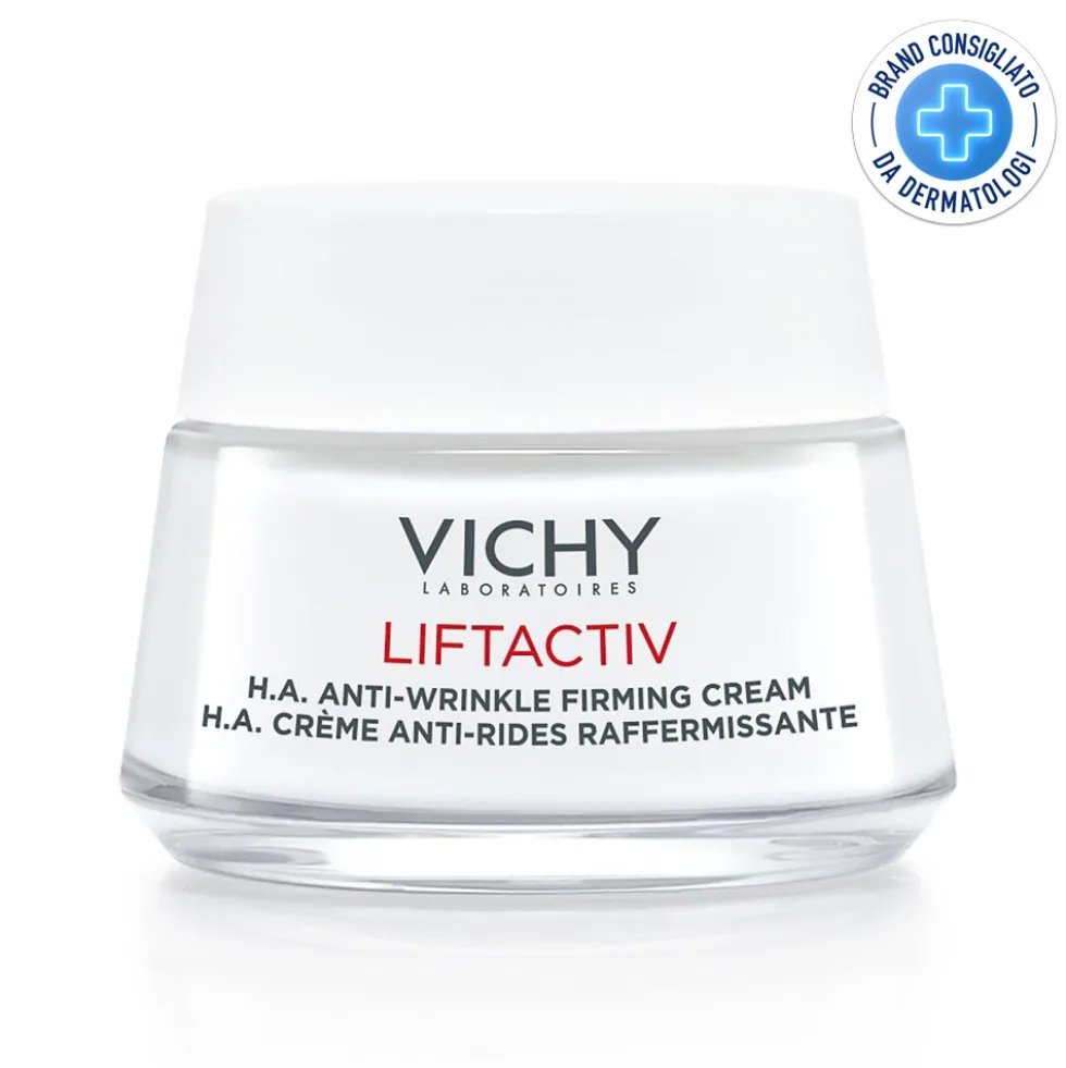 Vichy Liftactiv - H.A. Crema Rassodante Anti-Rughe Pelle Normale e Mista, 50ml