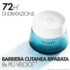 Vichy Minéral 89 - Crema Idratante 72H Ricca, 50ml