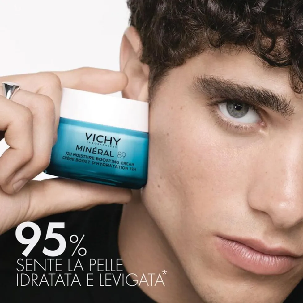 Vichy Minéral 89 - Crema Idratante 72H Ricca, 50ml