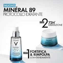 Vichy Minéral 89 - Crema Idratante 72H Ricca, 50ml