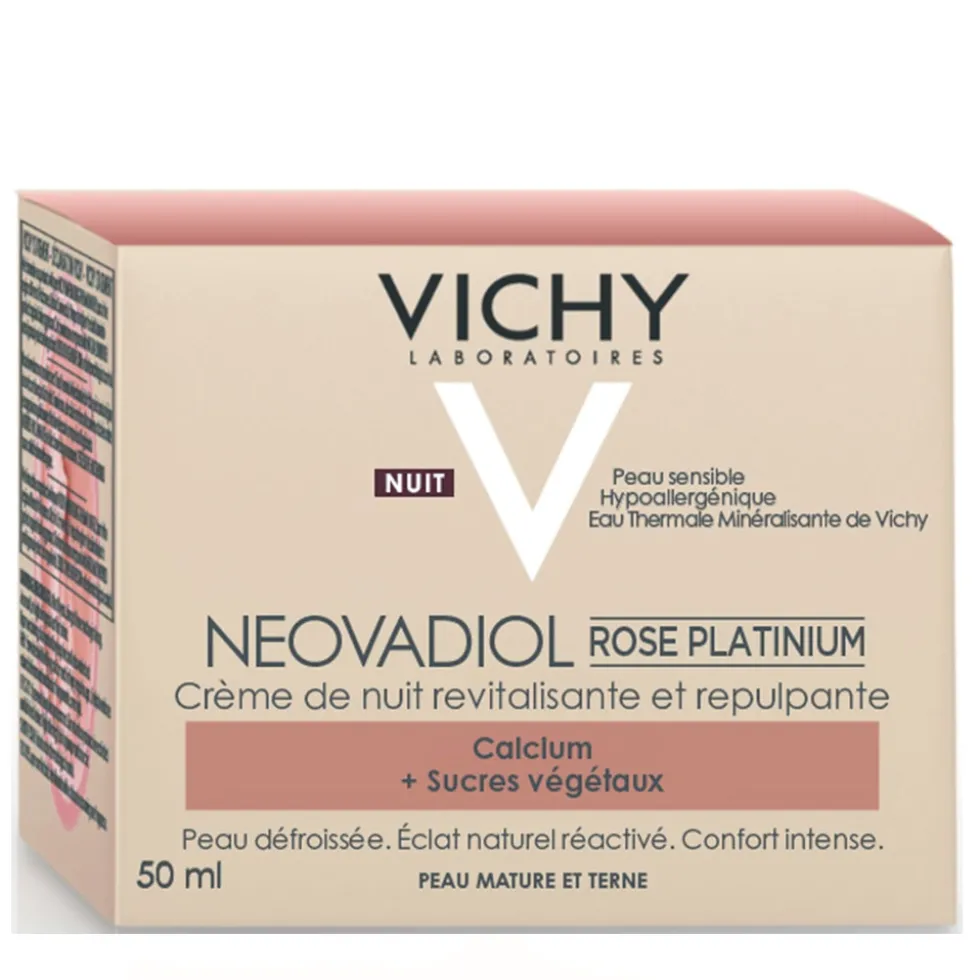 Vichy Neovadiol - Rose Platinum Crema Notte Rivitalizzante e Rimpolpante, 50ml